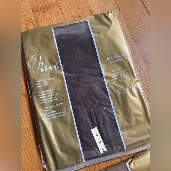 Vintage Nationals Thigh High Panty Hose Stockings - Priced Per Pair - Picture 7 of 8